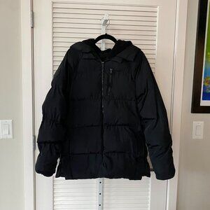 Fabletics Voyage Puffer Coat, Black, Size S